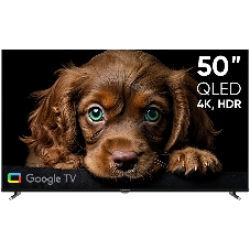 Телевизор TopDevice 50'' TDTV50CQ09U черный QLED UHD 60Hz Google TV 2GB/16GB