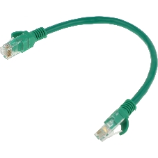 Патч-корд UTP Cablexpertcat.6, 0.25м, литой, многожильный, зеленый