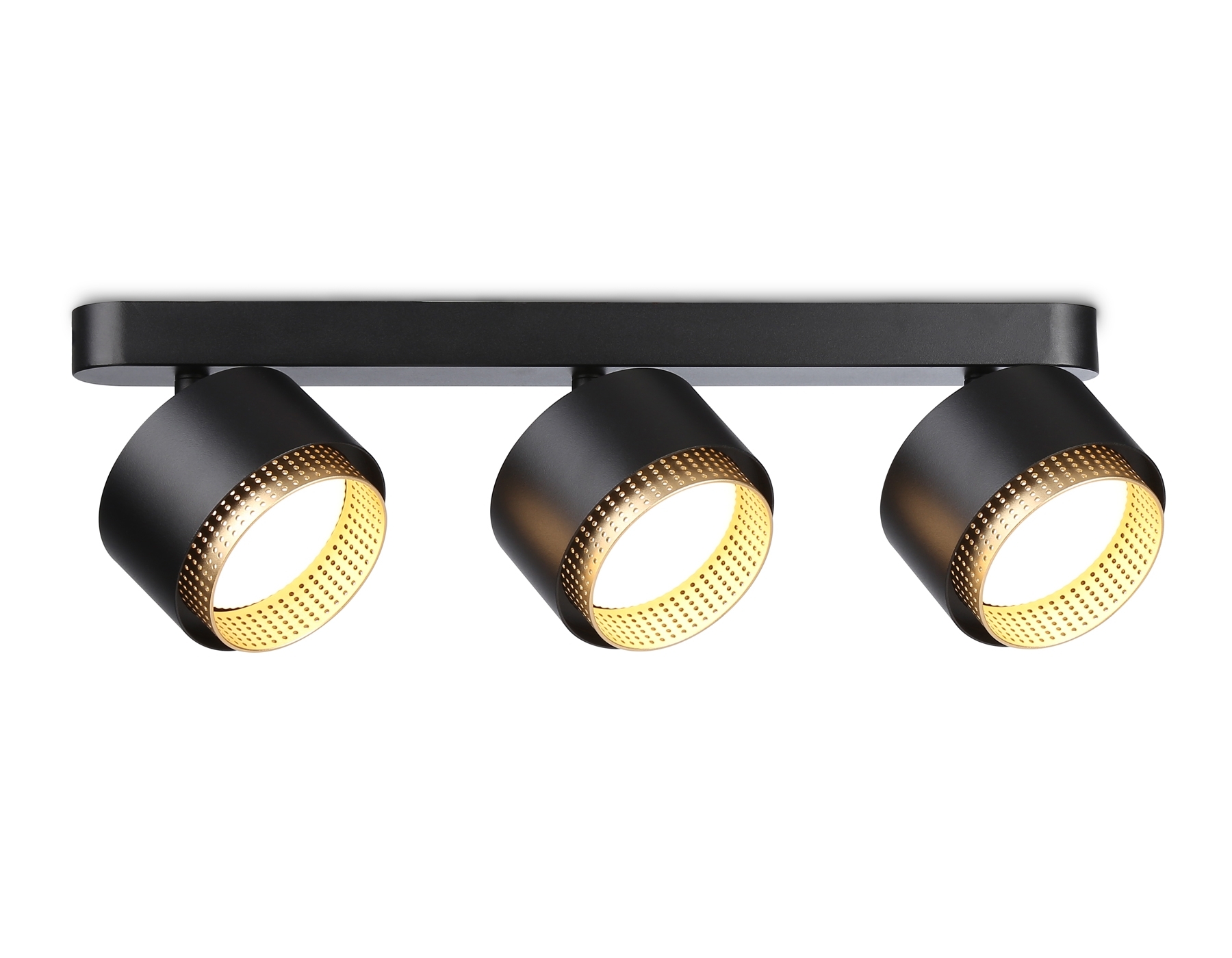 Светильник Ambrella light TN71295/3 BK/GD черный/золото GX53/3 max 12W 400*95*137