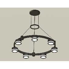 Светильник Ambrella light XR92051600/7 SBK/FR черный песок/белый матовый GX53 (A9205, C9238, N8415)