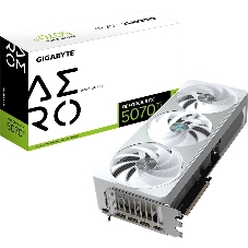 Видеокарта Gigabyte GeForce RTX 5070 Ti AERO, 16Gb GDDR7, 256 bit, HDMIx1, DP, GPU 2300 MHz