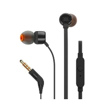 Проводные наушники JBL Tune 110 черный, внутриканальные, Jack 3.5 мм