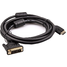 Кабель HDMI AM/DVI(24+1)M, 3 м, CU, 1080P@60Hz, 2F, VCOM CG484GD-3M