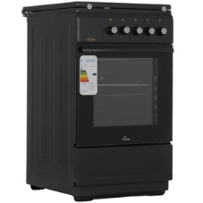Плита электрическая Flama L FE 14010 W белый эмаль (металлическая крышка)