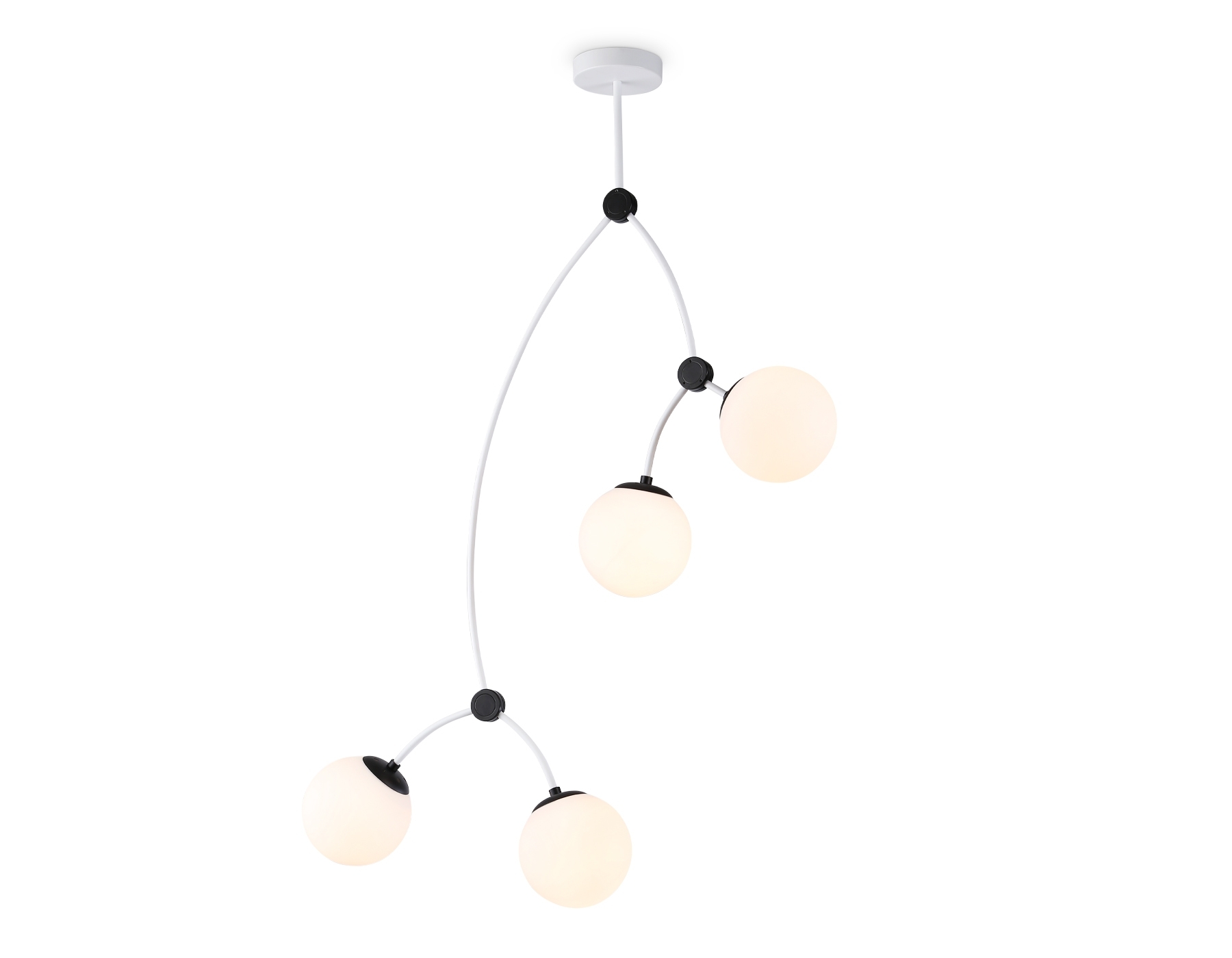 Светитльник Ambrella Light TR2572/4 WH/BK белый/черный E27/4 max 60W D790*1120