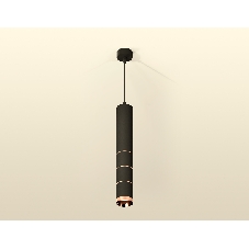 Светильник Ambrella Light XP6302060 SBK/PPG черный песок/золото розовое полированное MR16 GU5.3