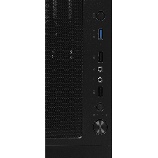 Компьютерный корпус Accord 3312 черный без БП ATX 2xUSB2.0 1xUSB3.0 audio bott PSU