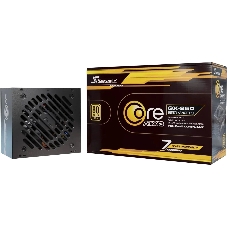 Блок питания Seasonic CORE (V3) GX-850, 850Вт, 80+ Gold, 120мм, модульный, черный