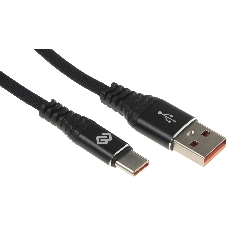 Кабель Digma DG-USBA-С-2M-27W USB (m)-USB Type-C (m) 2м черный