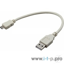 Кабель Rexant micro USB (male) - USB-A (male) 0.2M