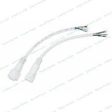 Соединительный кабель Rexant (5pin) герметичный (IP67) 5х0.5мм² белый