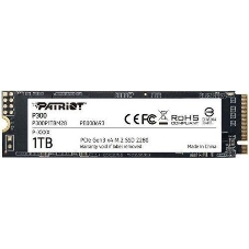 Накопитель SSD Patriot P300, 1000Gb, PCIe 3.0 x4, M.2 2280, NVMe, R/W 2100/1650