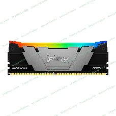 Оперативная память Kingston Fury Renegade RGB, DDR4, 64Gb (4x16Gb), 3200MHz, CL16, DIMM, с радиаторами, RGB, серый/черный