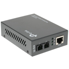 Медиаконвертер TP-Link SMB MC100CM 10/100Mbps RJ45 to 100Mbps multi-mode SC fiber Converter, Full-duplex,up to 2Km, switching power adapter, chassis mountable