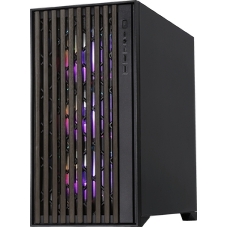 Корпус Formula V Line TimberLine T0 Black, ATX, wood+plastic front, TYPE-C*1, USB3.0*2, FRONT 3x120мм FRGB, REAR 1x120мм FRGB