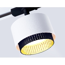 Трековый однофазный светильник Ambrella light GL5379 WH/BK белый/черный GX53 max 12W D95*130