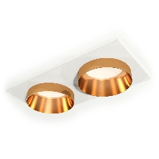 Комплект встраиваемого светильника Ambrella light XC6525024 SWH/PYG белый песок/золото желтое полированное MR16 GU5.3 (C6525, N6134)