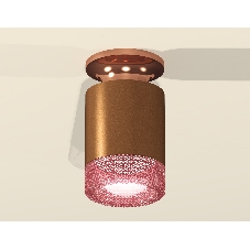 Светильник Ambrella Light XS6304151 SCF/PPG/PI кофе песок/золото розовое полированное/розовый MR16 GU5.3 (N6906, C6304, N6152)
