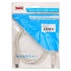 Кабель BuroКабель USB2.0 USB2.0-AM/BM-1.8M-MG A(m)/B(m) (1.8м) феррит.кольца(USB2.0-AM/BM-1.8M-MG)