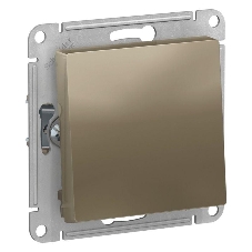 Механизм переключателя 1-кл. ATLAS DESIGN (сх.6) 10АХ шампань SchE ATN000561