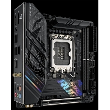 Материнская плата ASUS ROG STRIX B760-I GAMING WIFI, LGA 1700, Intel B760, 2xDDR5, 4xSATA, 2xM.2, 1xPCIe 5.0 x16, 1xHDMI, 1xDP, 1x 2.5Gb LAN, 3xUSB-A 2.0, 3xUSB-A 3.2 Gen 1, 1xUSB-C 3.2 Gen 1, 1xUSB-C 3.2 Gen 2x2, 5x3.5 мм, 7.1, Mini-ITX