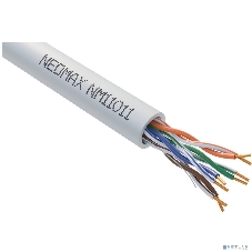 Кабель NEOMAX NM11011 U/UTP cat.5e 4 пары (305 м) 0.48 мм (24 AWG) Медь LSZH, серый