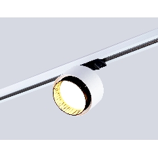 Трековый однофазный светильник Ambrella light GL5379 WH/BK белый/черный GX53 max 12W D95*130