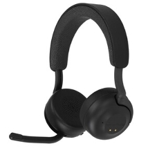 Гарнитура JLab Epic Work ANC Wireless Duo with Stand чёрный, беспроводная, Bluetooth/радиоканал/USB-C, ANC (шумоподавление), до 9 м, в комплекте подставка