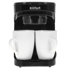 Кофеварка капельная Kitfort KT-764 черный, исп. кофе - молотый, 0.3 л, 450 Вт