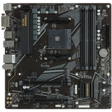 Материнская плата Gigabyte B550M K, AM4, AMD B550, 4xDDR4, 4xSATA, 2xM.2, 1xPCIe 4.0 x16, 1xPCIe x1, 1xHDMI, 1xDP, 1x 1Gb LAN, 4xUSB-A 3.2 Gen 1, 4xUSB-A 2.0, 3x3.5 мм, 7.1, mATX
