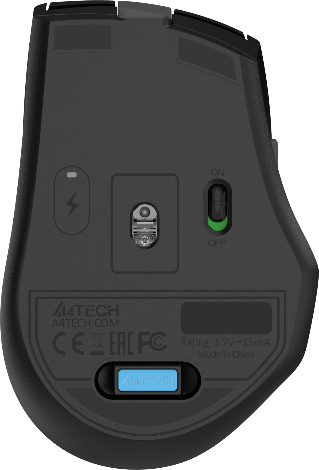Мышь A4Tech Fstyler FG35CS Plus серый оптическая 3200dpi silent беспров. USB 6but