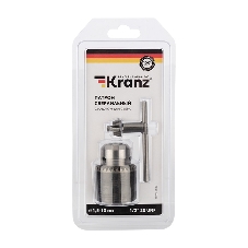 Патрон сверлильный Kranz с ключом для сверл 1.5-13.0мм 1/2-20UNF