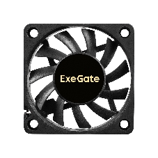 Вентилятор для корпуса ExeGate ExtraSilent ES06010B3P черный, 60 мм, 2000 об/мин, 16 дБ, 3 pin