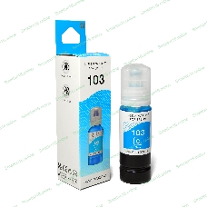 Чернила NVPrint 103 (NV-C13T00S24A) для Epson L1110, L3100 (70 мл) Cyan (в коробке) совместимые