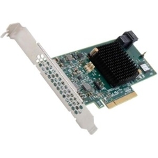 RAID-контроллер Broadcom LSI MegaRAID SAS 9341-4i SGL (LSI00419/05-26105-00(H) PCIe 3.0 x8 LP, SAS/SATA 12G, RAID 0,1,5,10,50, 4port(1хint SFF8643), 3008ROC, 5,