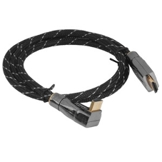 Кабель HDMI C-HM-HM-1M Wize 1 м., v.2.0, 19M/19M, позол.разъемы, экран, черный, пакет