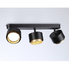 Светильник Ambrella light TN71295/3 BK/GD черный/золото GX53/3 max 12W 400*95*137