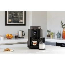 Кофемашина Krups Arabica Latte EA819E10 1450Вт черный/коричневый