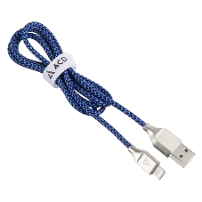 Кабель USB ACD-Titan Lightning - USB-A Нейлон, 1м, сине-черный