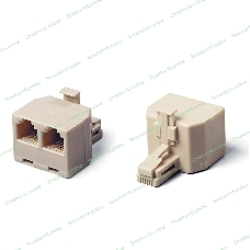 Разветвитель US-12 RJ45 8P8C (джек) -> 2x8P8C (розетки)
