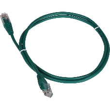 Патч-корд Lanmaster TWT UTP кат.5e, с заливными колпачками, 0.5 м, зеленый