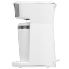 Кофеварка капельная Kitfort КТ-7411 белый/нержавеющая сталь, исп. кофе - молотый, 0.4 л, 450 Вт
