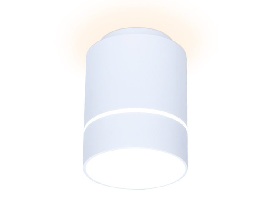 Светильник Ambrella light TN256 WH/S белый/песок LED 4200K 7W D80*135