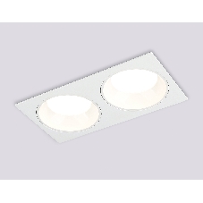 Светильник Ambrella light TN52343/2 SWH/GWH белый песок/белый глянец GX53 max 12W 220*115*25