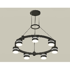 Светильник Ambrella light XR92051602/7 SBK/FR черный песок/белый матовый GX53 (A9205, C9238, N8445)