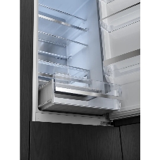 Встраиваемый холодильник Kuppersberg RBN 1767, ВхШхГ 177.2х54.6х54.2 см, объем 253 (175+78) л, инверторный компрессор, Total NoFrost, сенсорное управление, LED освещение, слайдерное крепление фасада, антибактериальный пластик, зона свежести, энергоэффективность А+