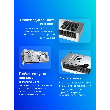 Видеокарта Gigabyte GeForce RTX 5070 Ti AERO, 16Gb GDDR7, 256 bit, HDMIx1, DP, GPU 2300 MHz