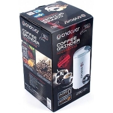 Кофемолка Endever Costa-1053, 250 Вт, 15000 об/мин, вес продукта для помола 100 гр, ABS-пластик, защита от перегрева двигателя