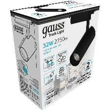 Система трековая Gauss 32Вт 4000K цв.св.:белый нейтральный черный