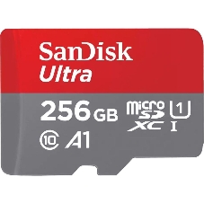 Флеш карта microSD 256Gb SanDisk microSDXC Class 10 Ultra UHS-I U1 A1 120Mb/s